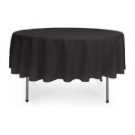 black tablecloth 